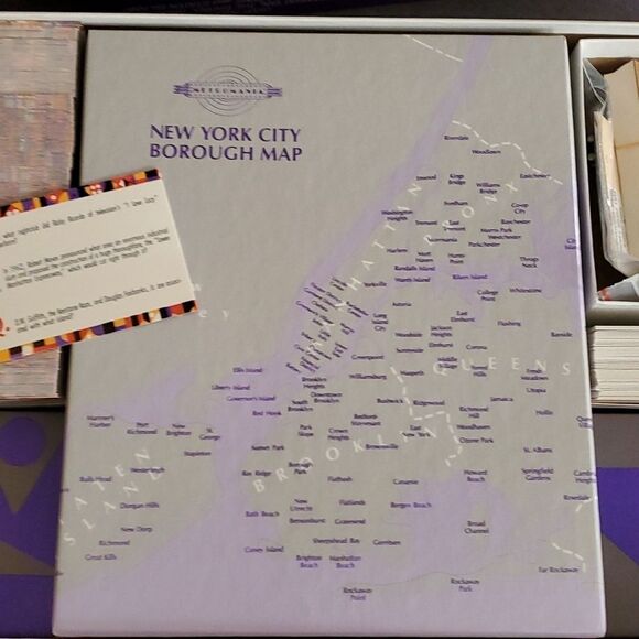 Vintage NYC TRIVIA board game educational blends chance strategy knowledge - Picture 3 of 10